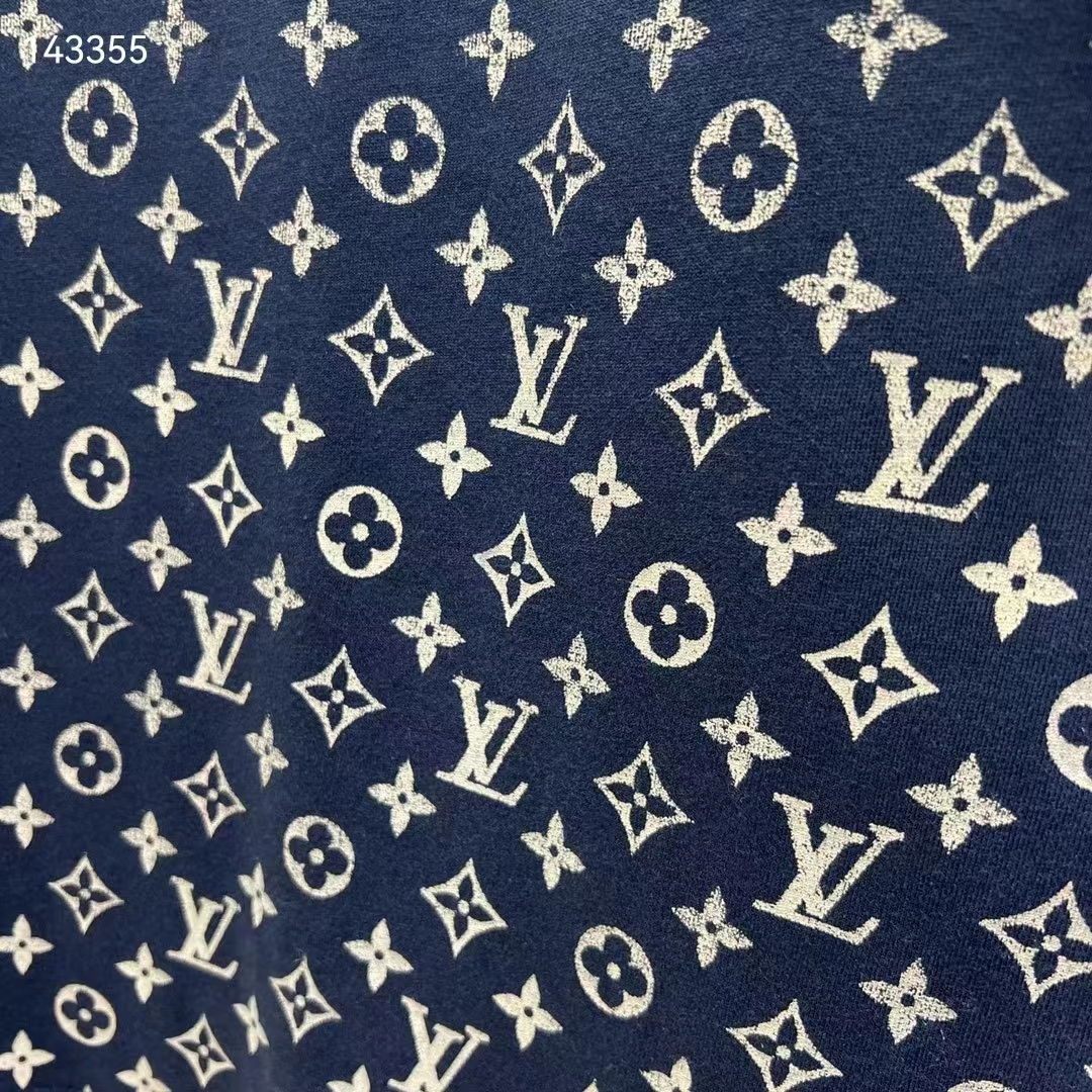 Louis Vuitton Men Mental LVSE Monogram Gradient T-Shirt Cotton Regular Fit Dark Ocean
