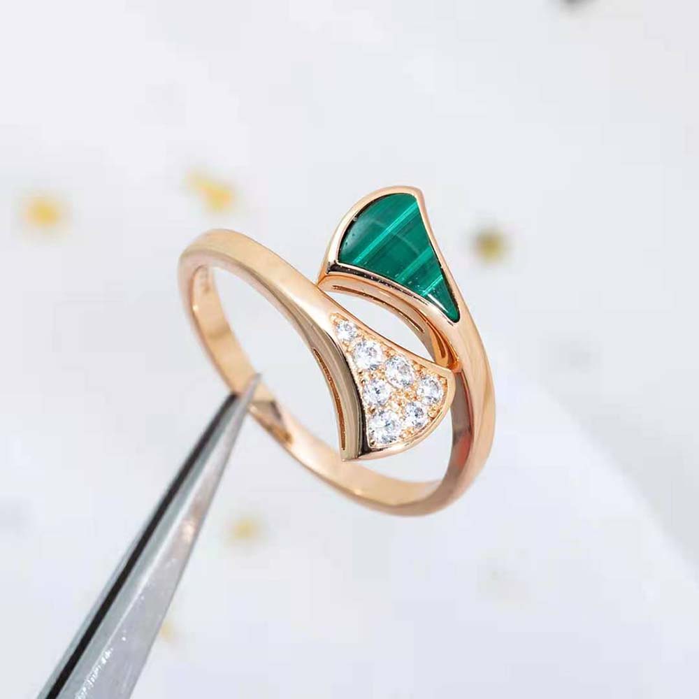 Bvlgari Women Divas Dream 18 KT Rose Gold Ring