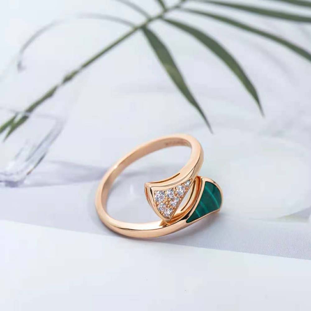Bvlgari Women Divas Dream 18 KT Rose Gold Ring