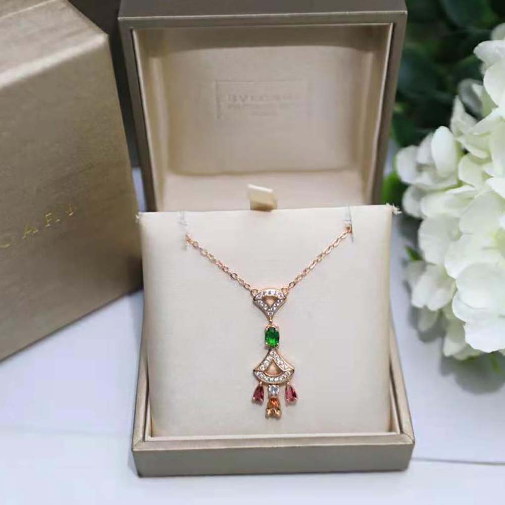 Bvlgari Women Divas Dream Necklace 18 KT Rose Gold