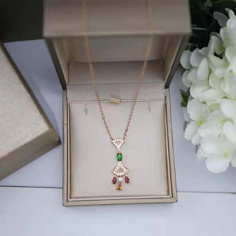 Bvlgari Women Divas Dream Necklace 18 KT Rose Gold
