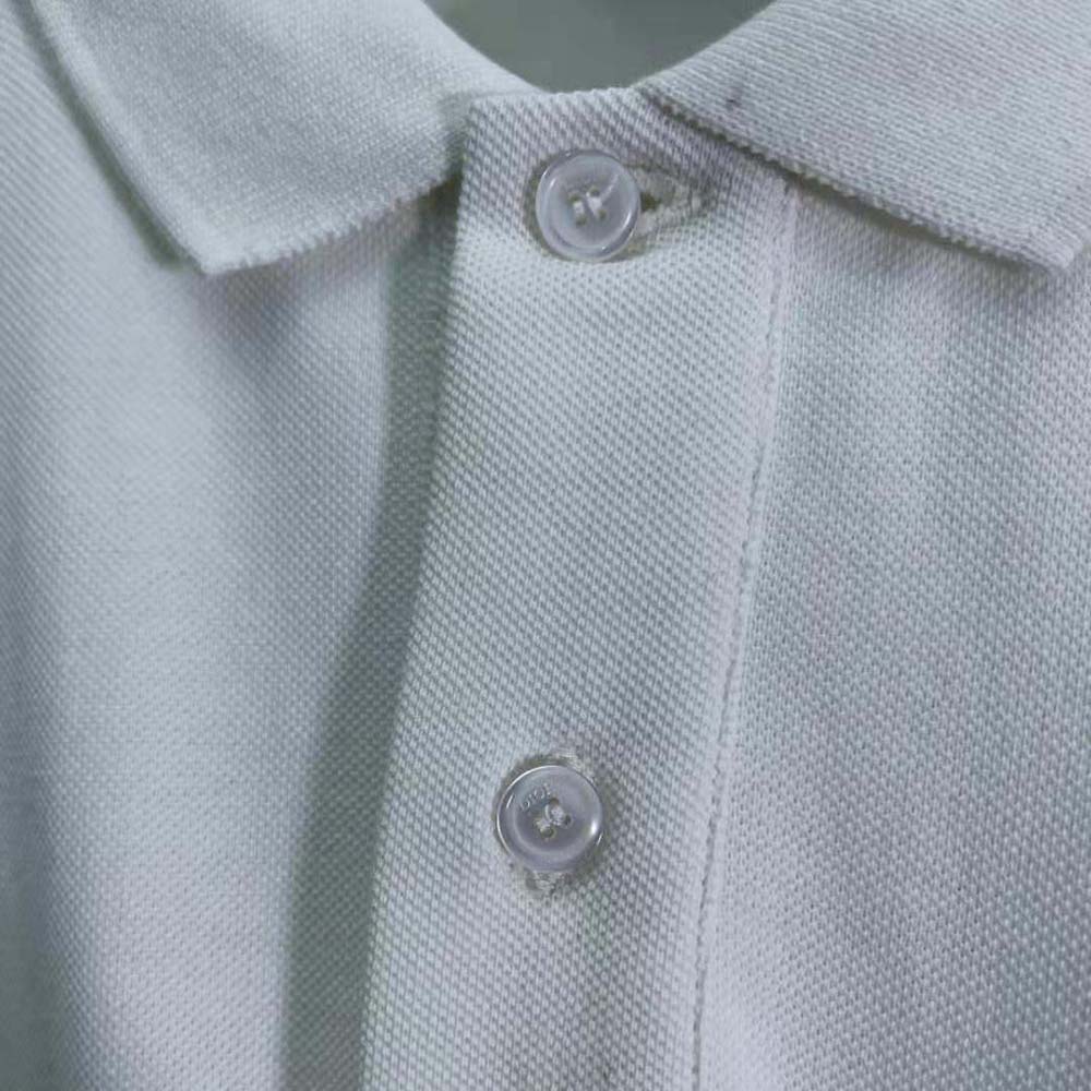Dior Men CD Icon Polo Shirt White Cotton Pique