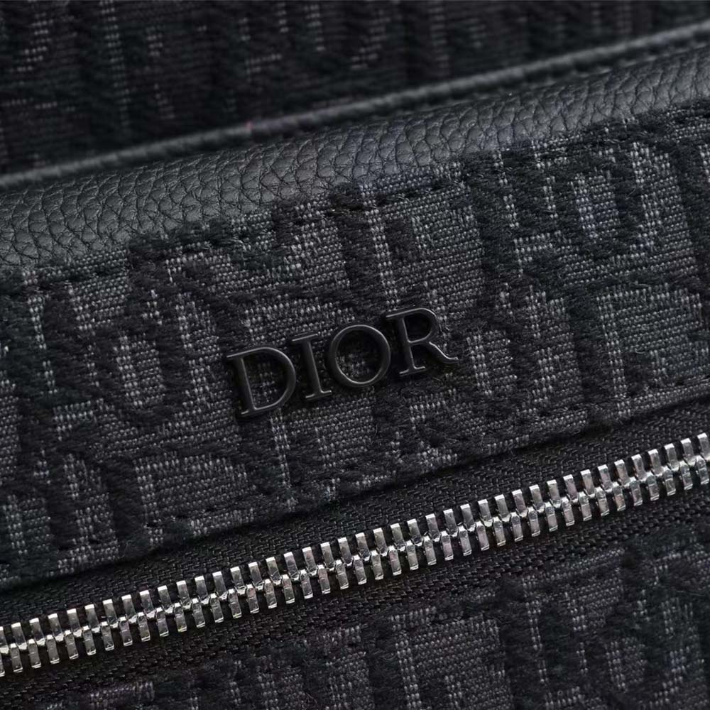 Dior Men Rider Backpack Black Dior Oblique Jacquard