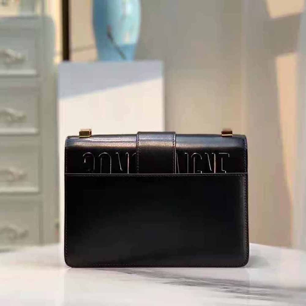 Dior Women 30 Montaigne Bag Des Vents Box Calfskin-Black
