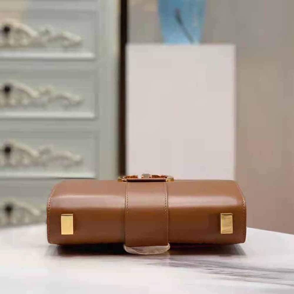 Dior Women 30 Montaigne Bag Des Vents Box Calfskin-Brown