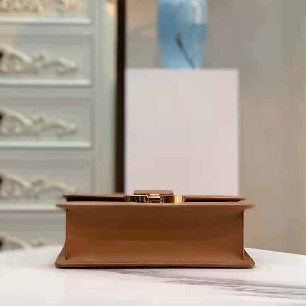 Dior Women 30 Montaigne Bag Des Vents Box Calfskin-Brown