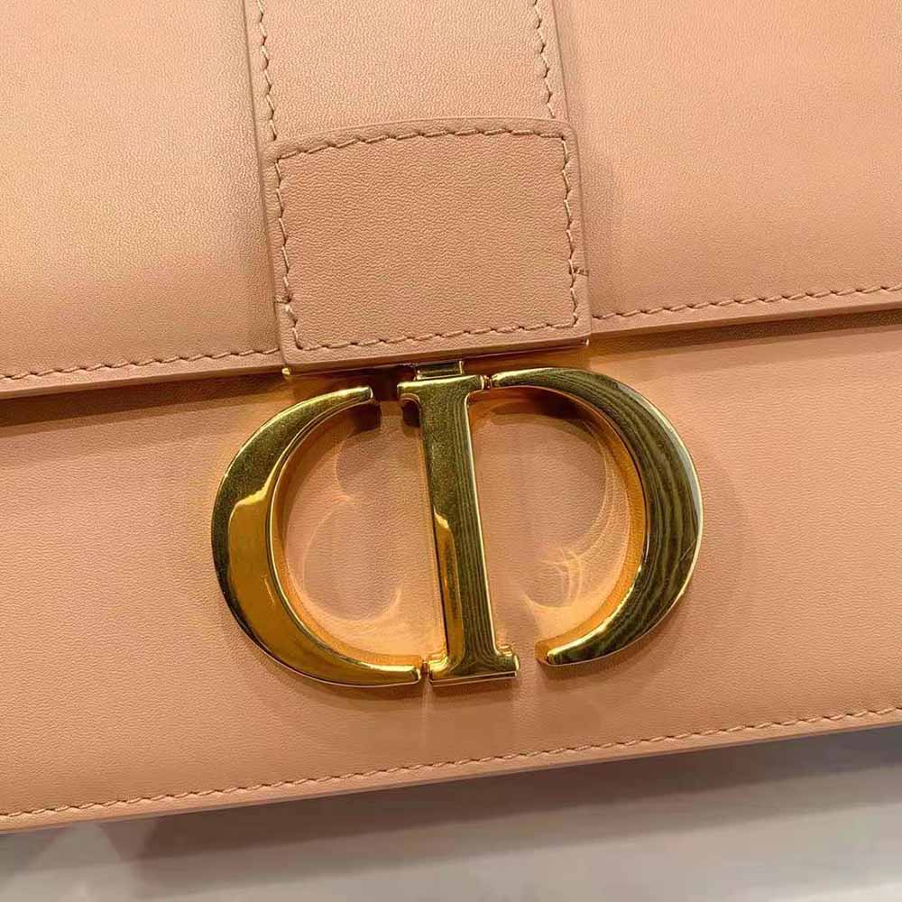 Dior Women 30 Montaigne Bag Des Vents Box Calfskin-Pink
