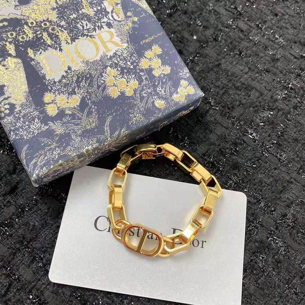Dior Women 30 Montaigne Bracelet Gold-Finish Metal