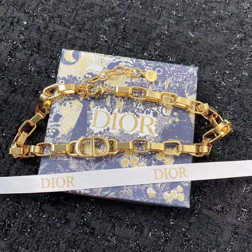 Dior Women 30 Montaigne Necklace Gold-Finish Metal