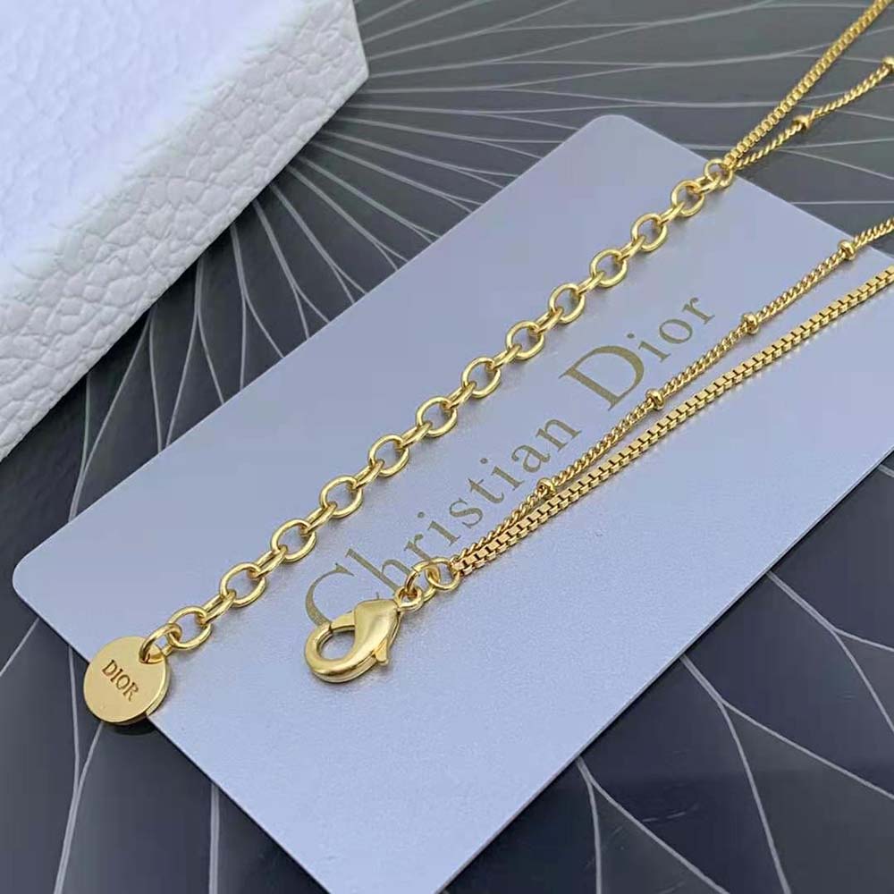 Dior Women 30 Montaigne Necklace Gold-Finish Metal