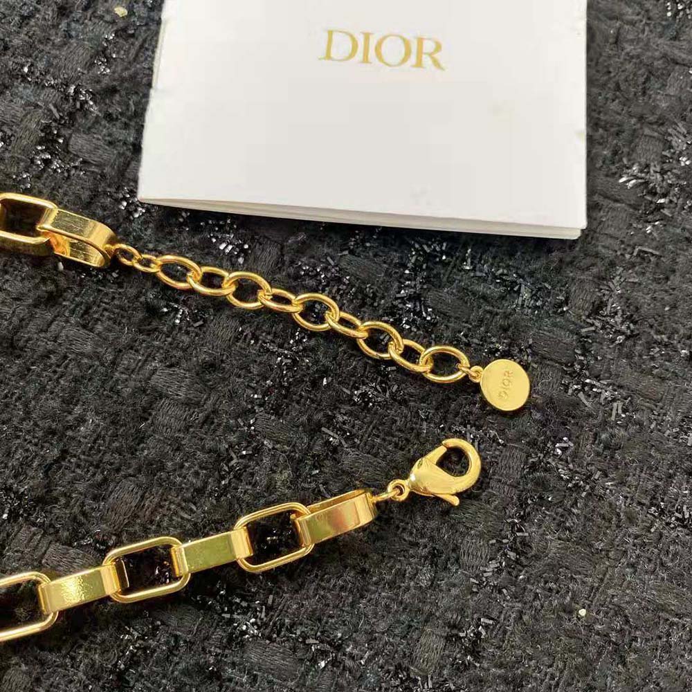 Dior Women 30 Montaigne Necklace Gold-Finish Metal
