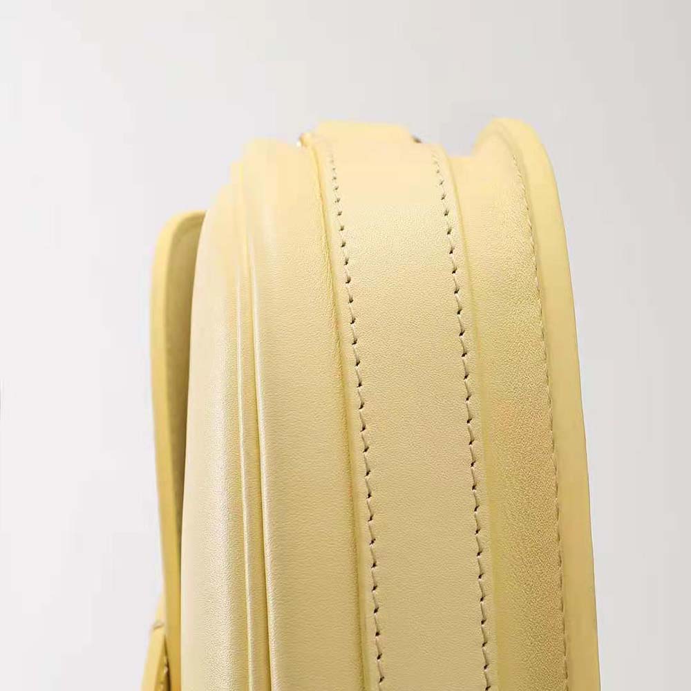 Dior Women Bobby East-West Bag Pale Yellow Box Calfskin