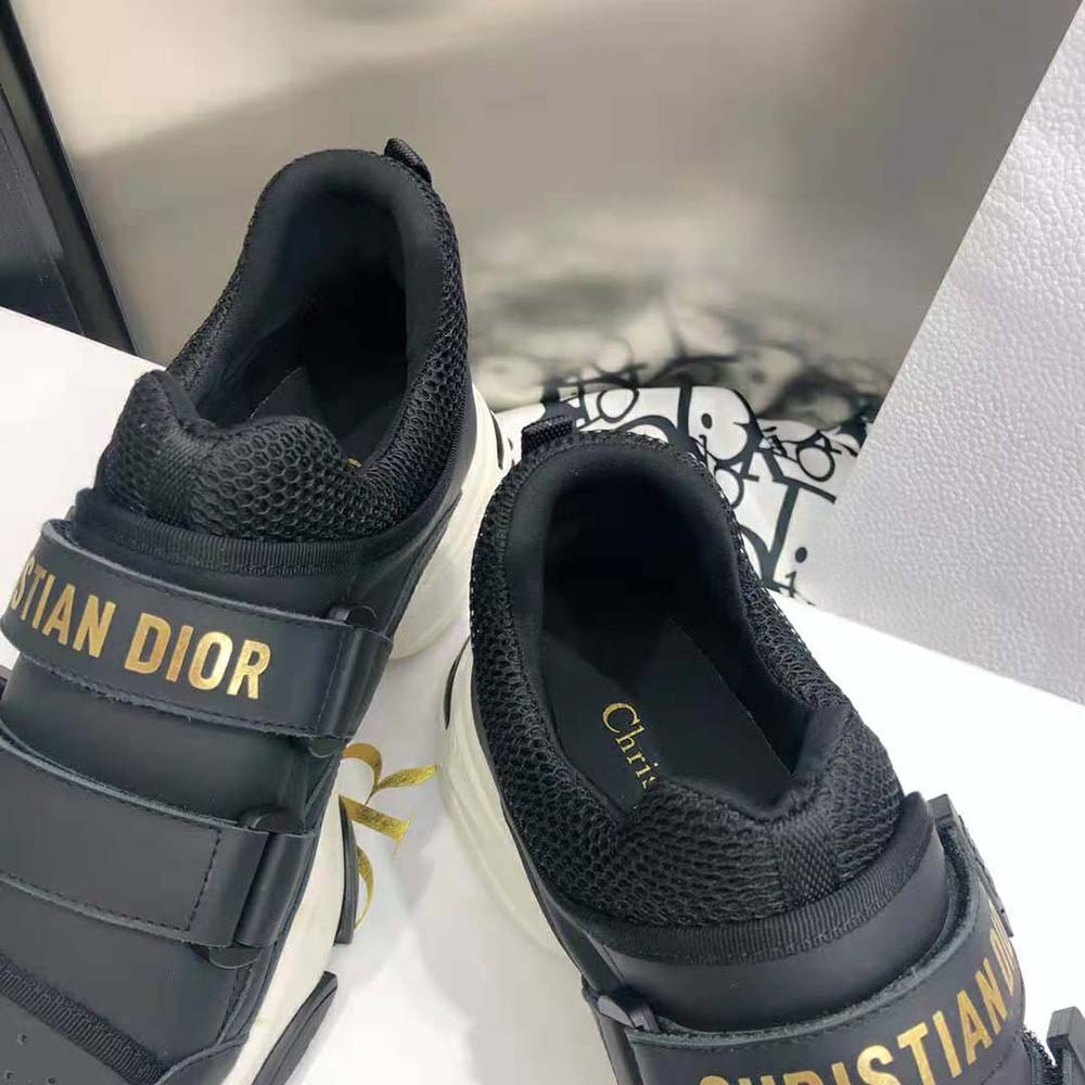 Dior Women D-wander Sneaker Black Calfskin