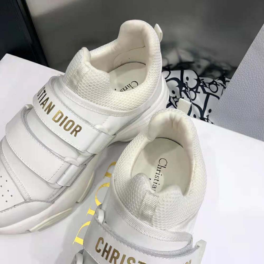 Dior Women D-wander Sneaker White Calfskin