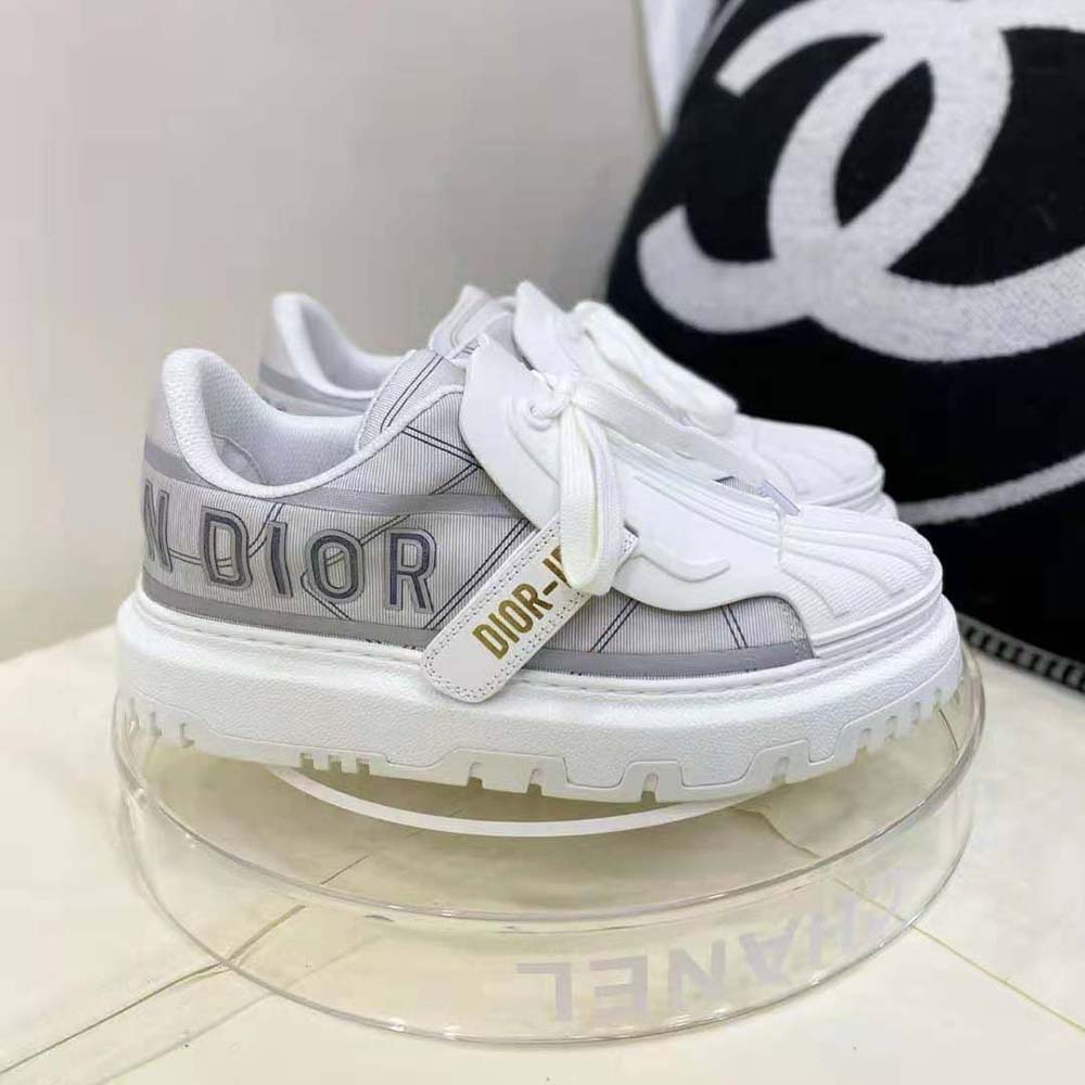 Dior Women Dior-id Sneaker Gray Reflective Technical Fabric