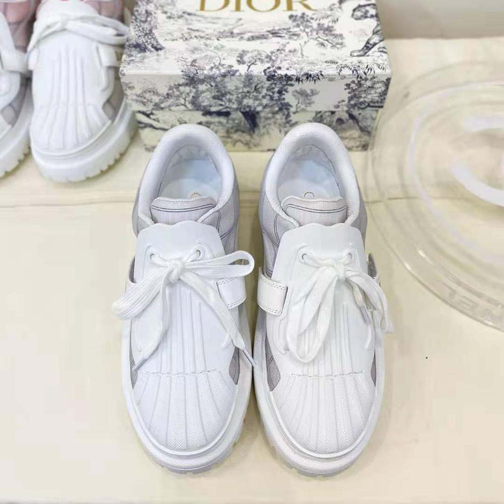 Dior Women Dior-id Sneaker Gray Reflective Technical Fabric