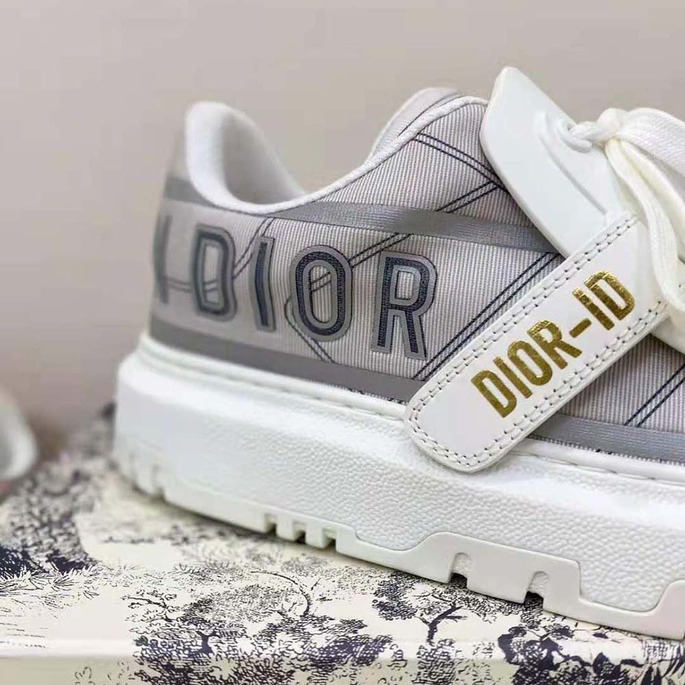 Dior Women Dior-id Sneaker Gray Reflective Technical Fabric