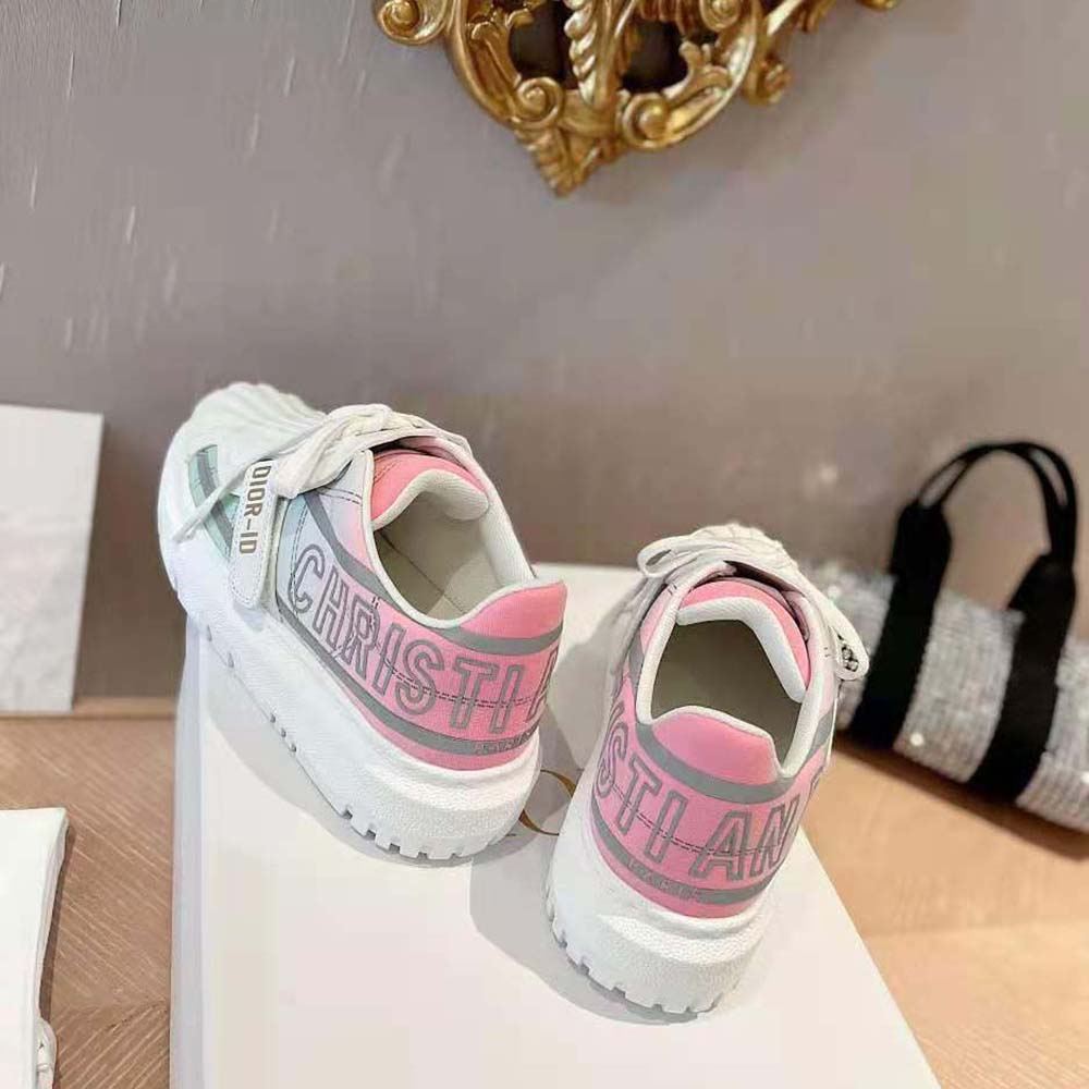 Dior Women Dior-id Sneaker Multicolor Gradient and Reflective Technical Fabric