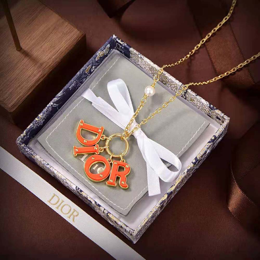 Dior Women Dio(r)evolution Necklace Gold-Finish Metal