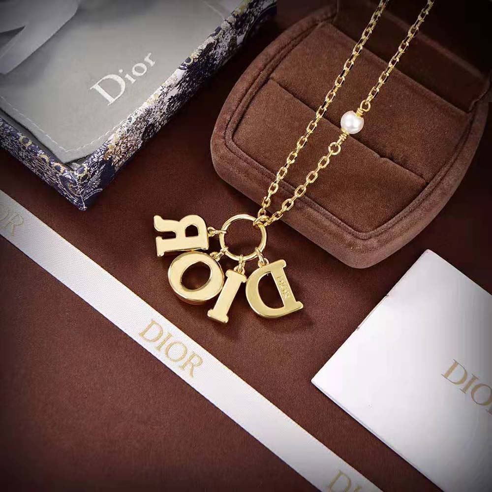 Dior Women Dio(r)evolution Necklace Gold-Finish Metal