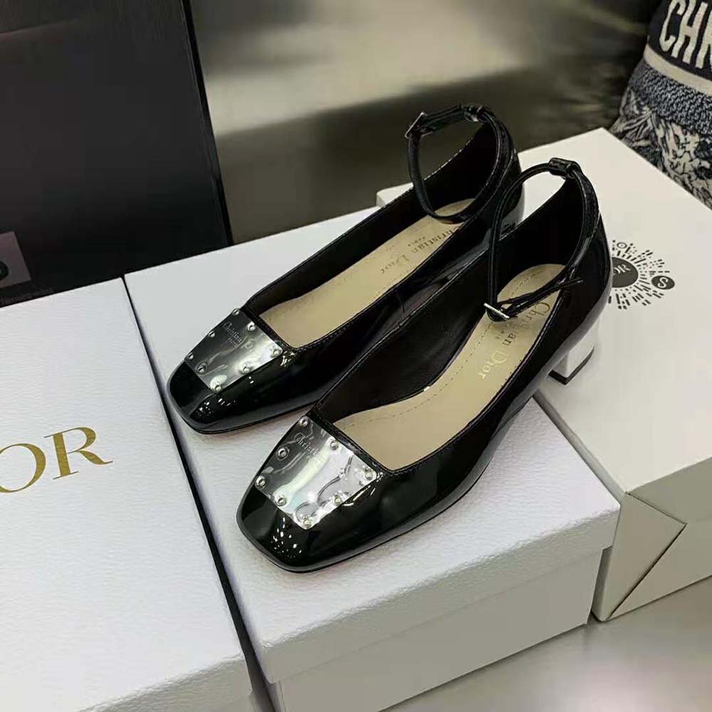 Dior Women La Parisienne Dior Pump Black Patent Calfskin