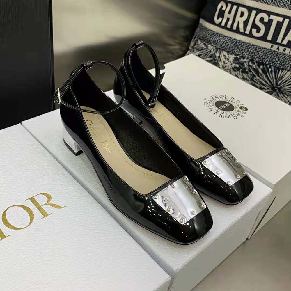 Dior Women La Parisienne Dior Pump Black Patent Calfskin