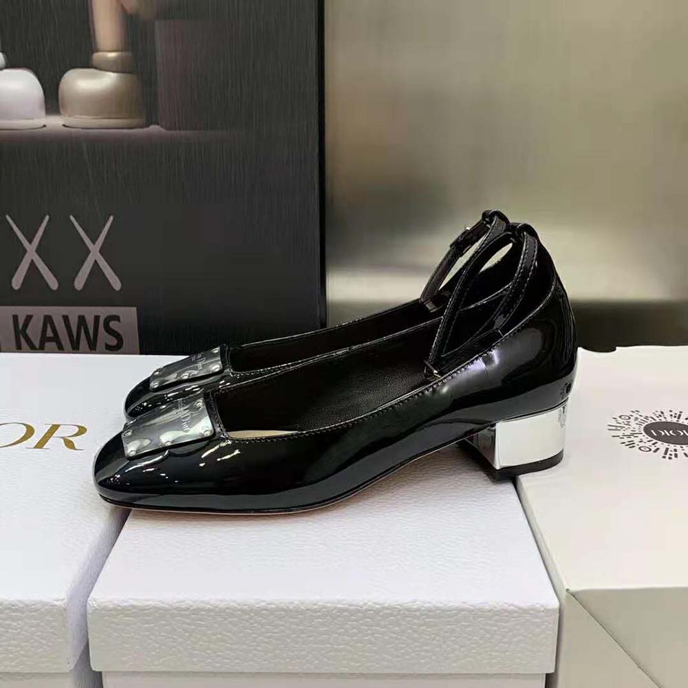 Dior Women La Parisienne Dior Pump Black Patent Calfskin