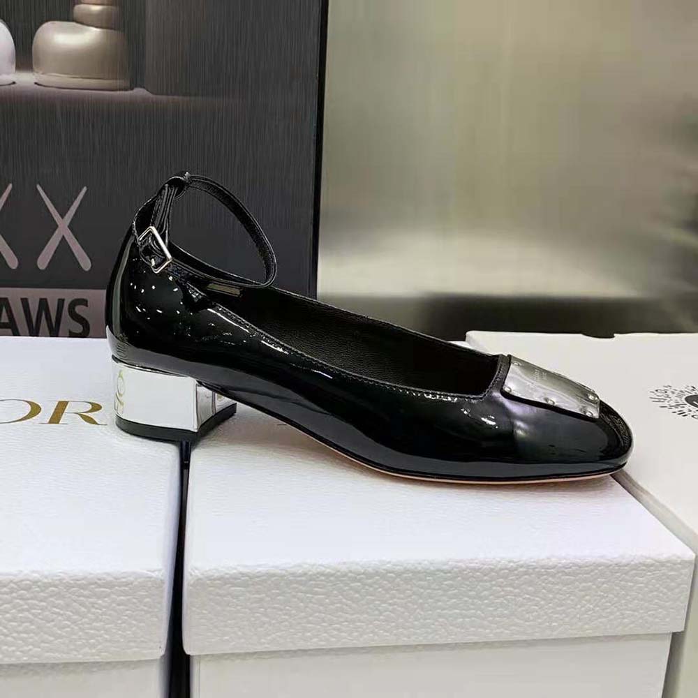 Dior Women La Parisienne Dior Pump Black Patent Calfskin