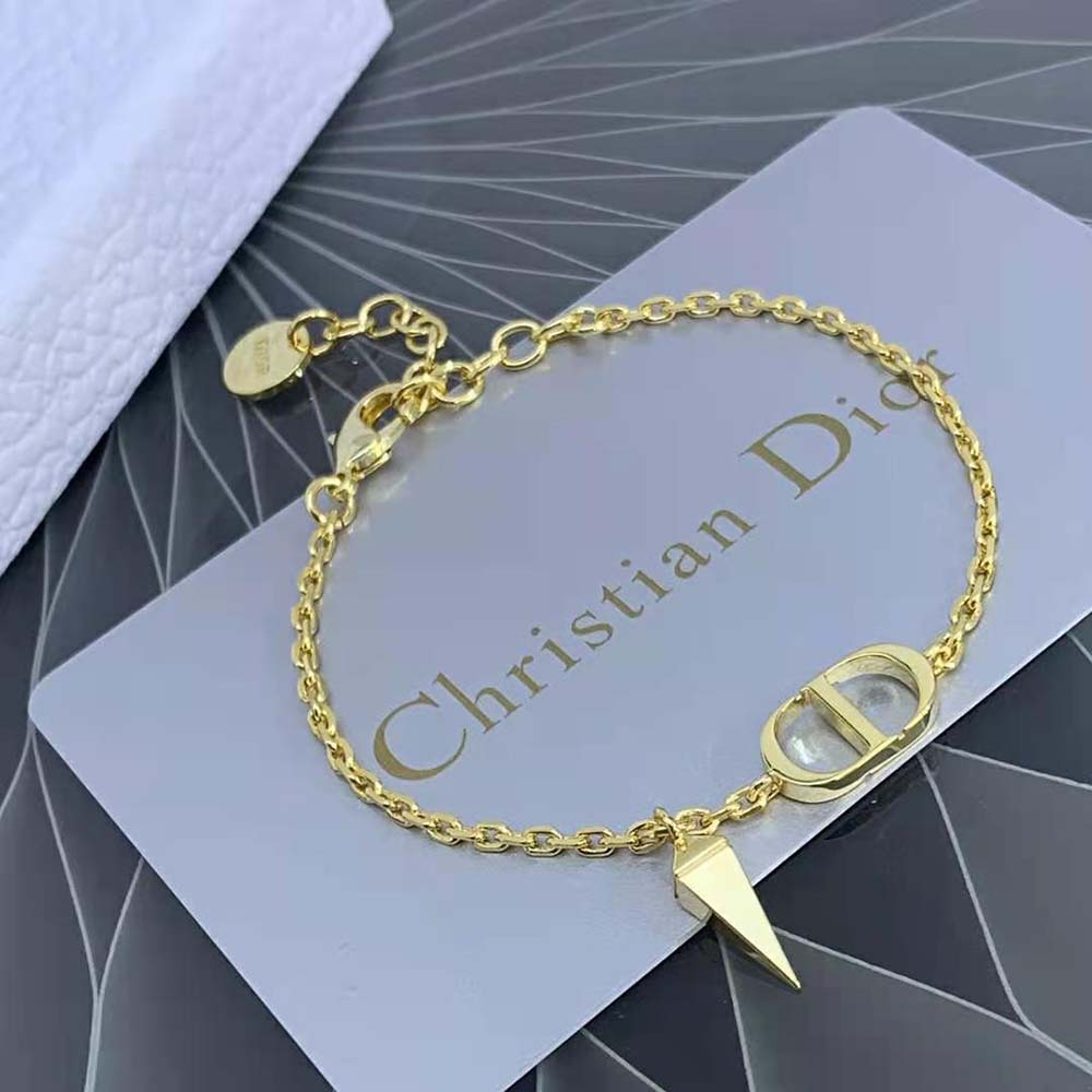 Dior Women Petit CD Bracelet Gold-Finish Metal