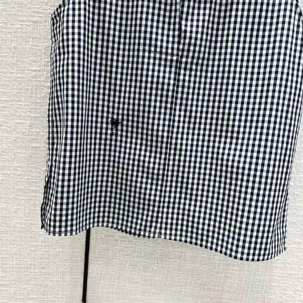 Dior Women Sleeveless Blouse Navy Blue D-Little Vichy Silk Canvas