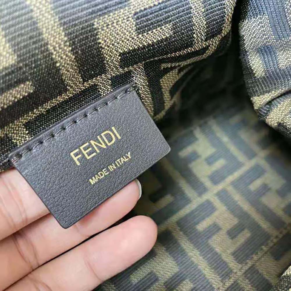 Fendi Women First Small Dark Green Leather Bag