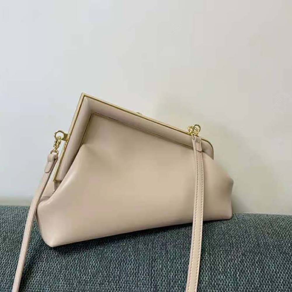 Fendi Women First Small Pink Leather Bag