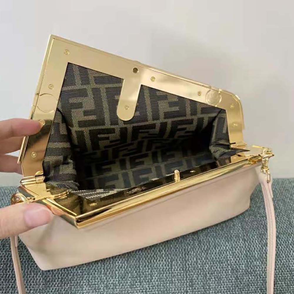 Fendi Women First Small Pink Leather Bag