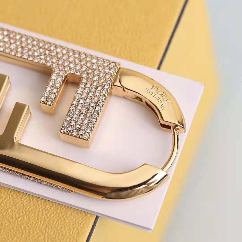 Fendi Women O’lock Single Earring with Gold-color Earrings