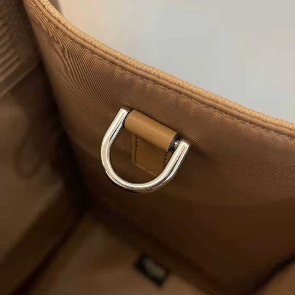 Fendi Women Sunshine Medium FF Fabric Shopper-Brown