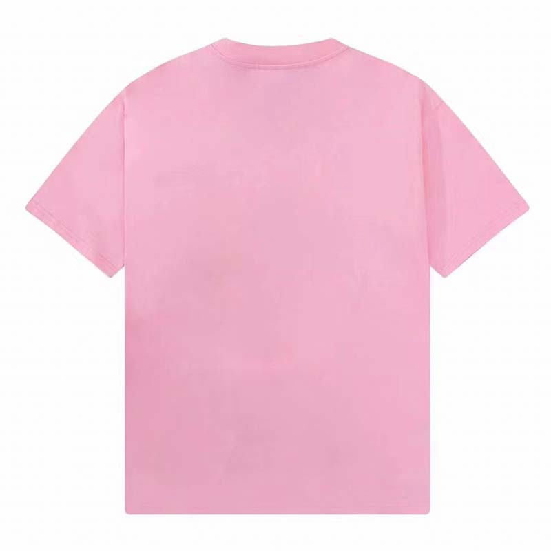 Gucci GG Men Bananya Cotton T-Shirt Pink Jersey Crewneck Oversize Fit