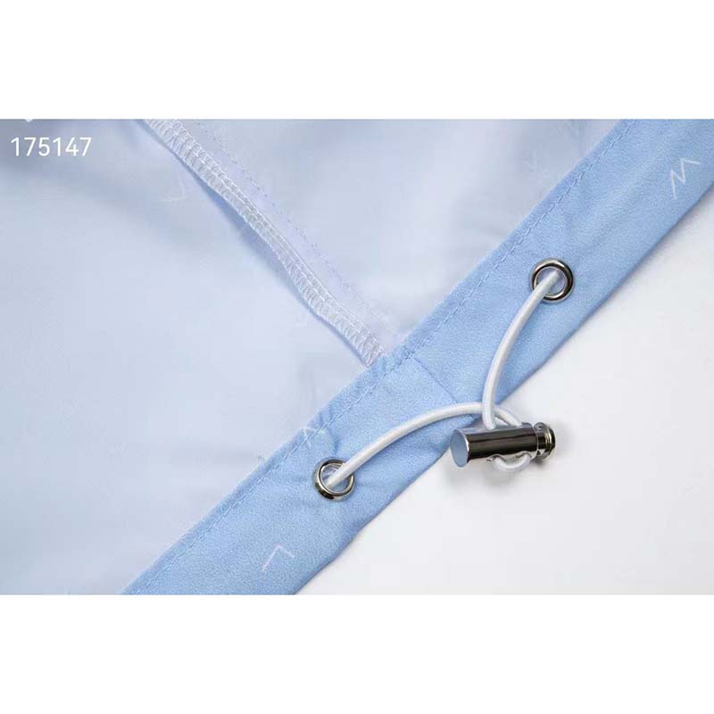 Louis Vuitton LV Men Damier Spread Windbreaker Polyester Blue Regular Fit