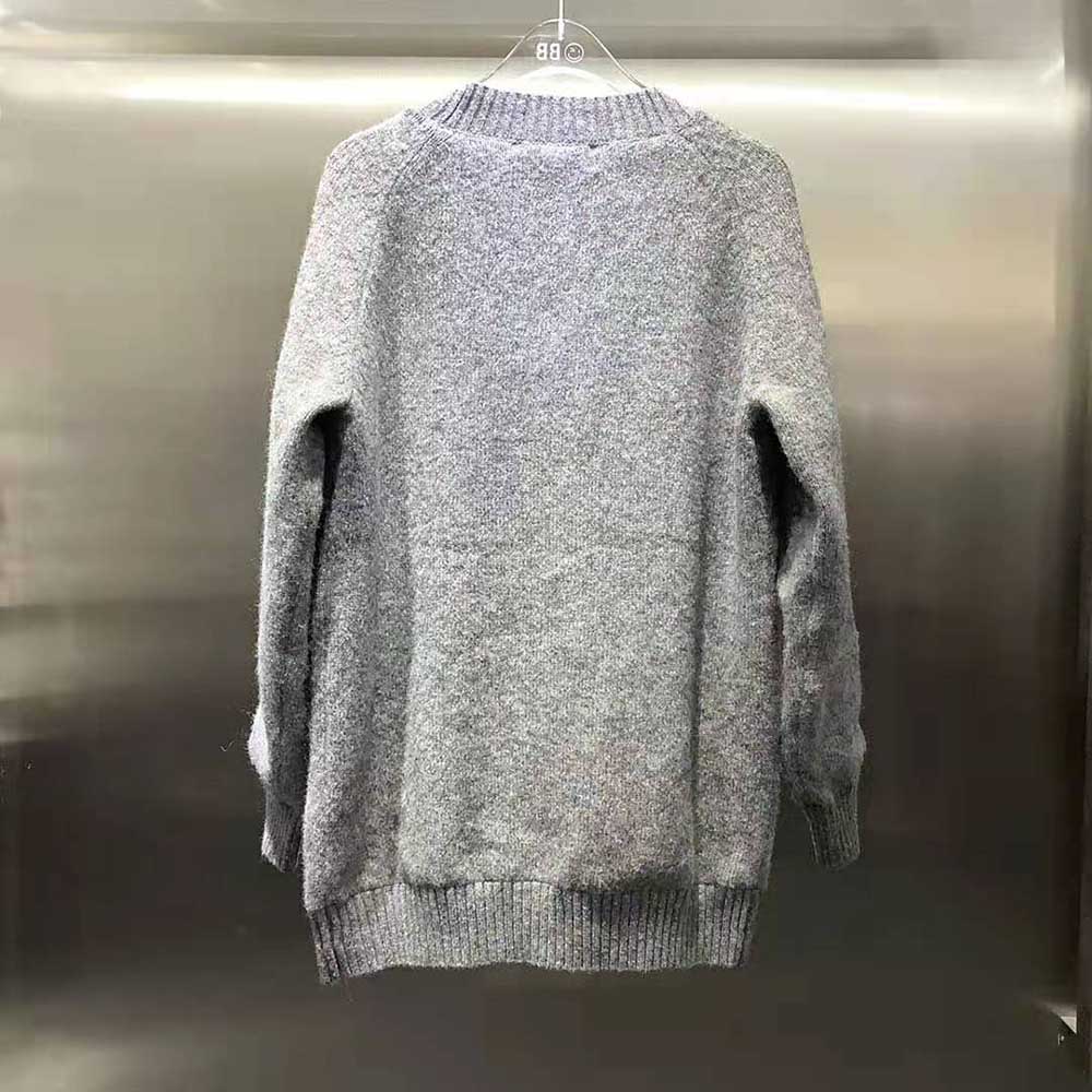 Prada Women Oversized Shetland Wool Cardigan