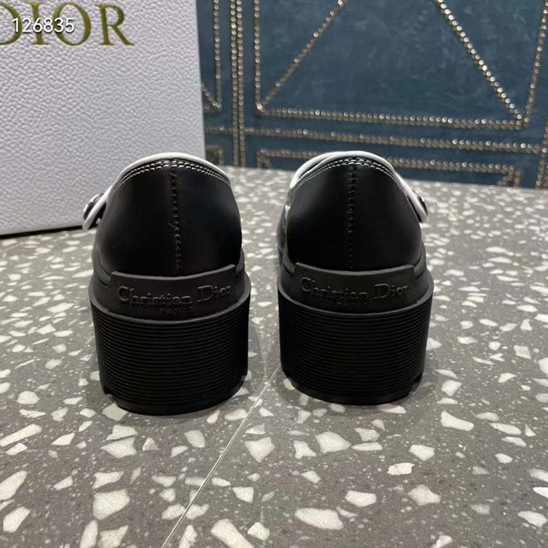Dior Women CD Shoes D-Doll 2.0 Pump Black Supple Calfskin 3.5 cm Heel
