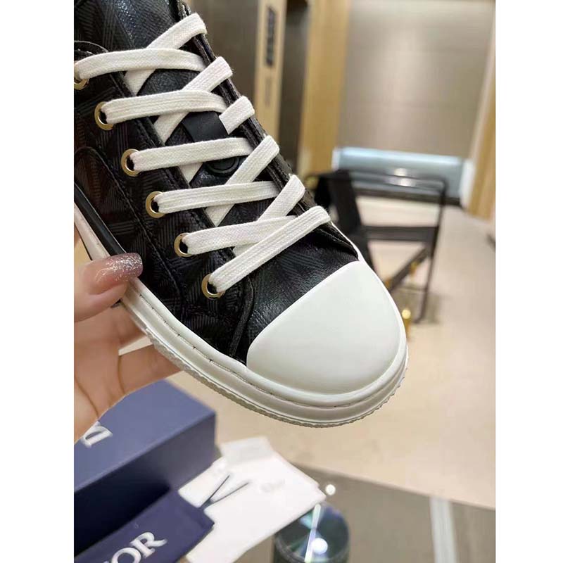 Dior Unisex B23 Low Top Sneaker Black CD Diamond Canvas