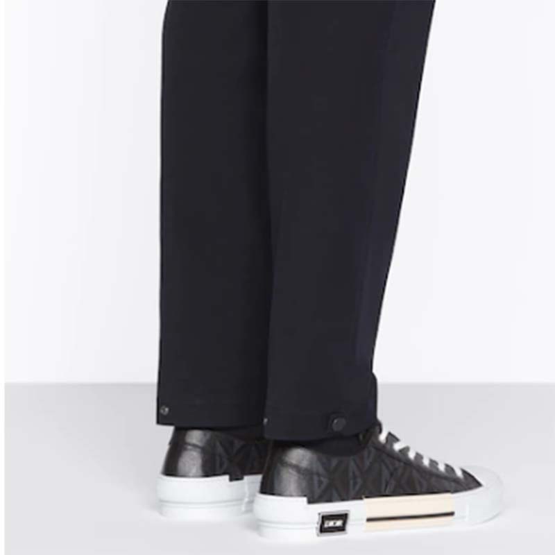 Dior Unisex B23 Low Top Sneaker Black CD Diamond Canvas