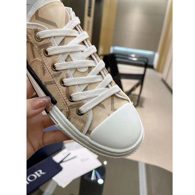 Dior Unisex B23 Low Top Sneaker Natural CD Diamond Canvas