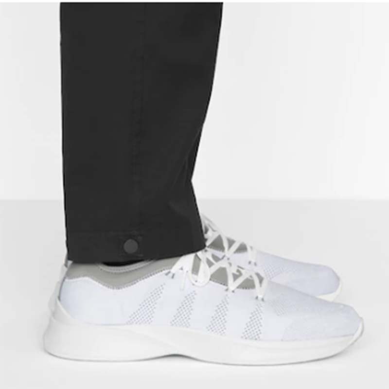 Dior Unisex CD B25 Sneaker Gray Neoprene White Technical Mesh Low-Top Lace-Up