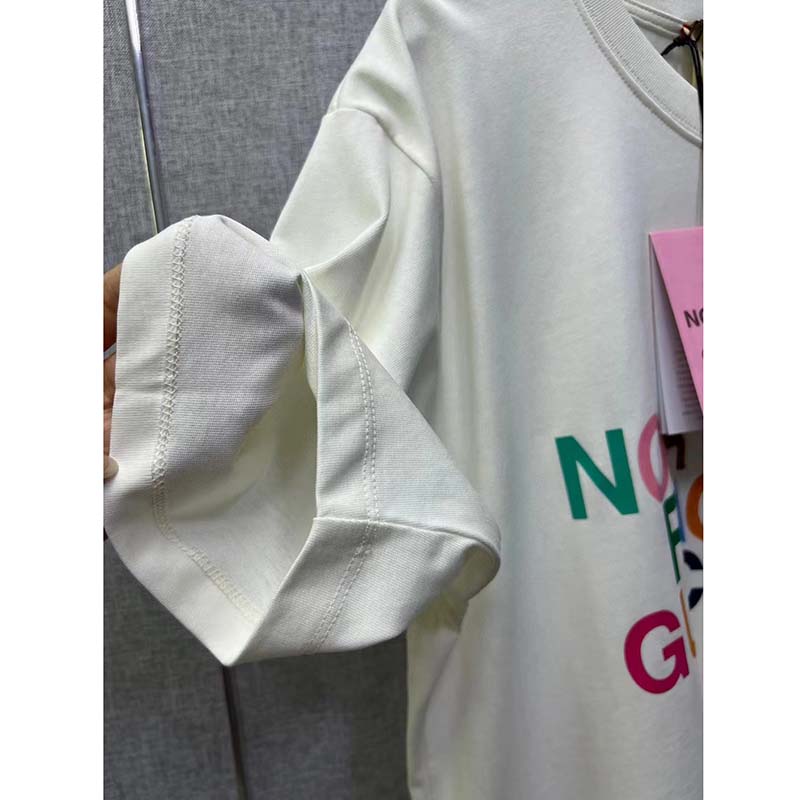 Gucci GG Men The North Face x Gucci T-Shirt Cotton Jersey Crewneck Oversize Fit