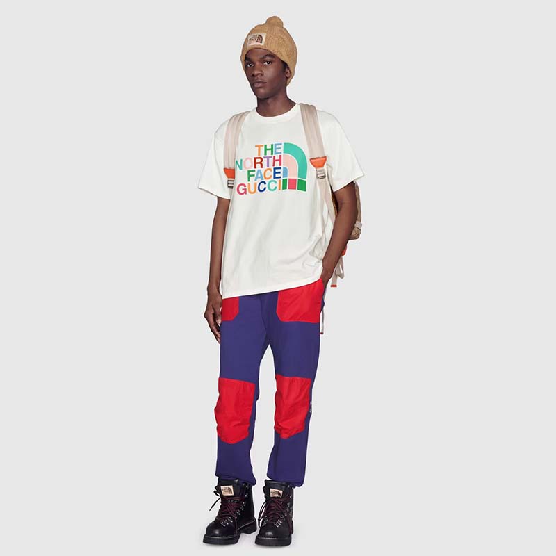 Gucci GG Men The North Face x Gucci T-Shirt Cotton Jersey Crewneck Oversize Fit
