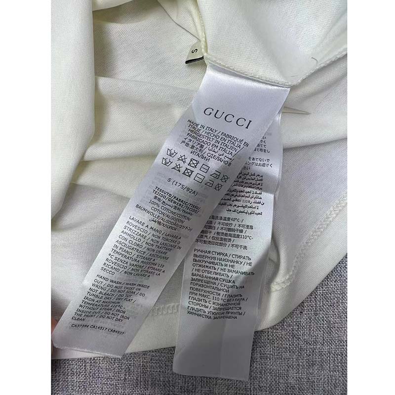 Gucci GG Men The North Face x Gucci T-Shirt Cotton Jersey Crewneck Oversize Fit