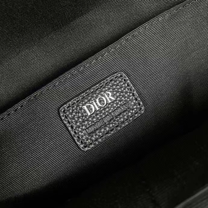 Dior Unisex CD Rider Backpack Black Dior Oblique Jacquard