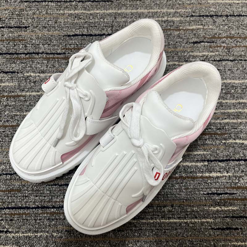 Dior Women Shoes CD Dior-ID Sneaker Raspberry Gradient Reflective Technical Fabric