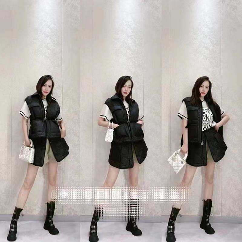 Dior Women Small Lady Dior My ABCDior Bag Latte Lucky Star Cannage Lambskin