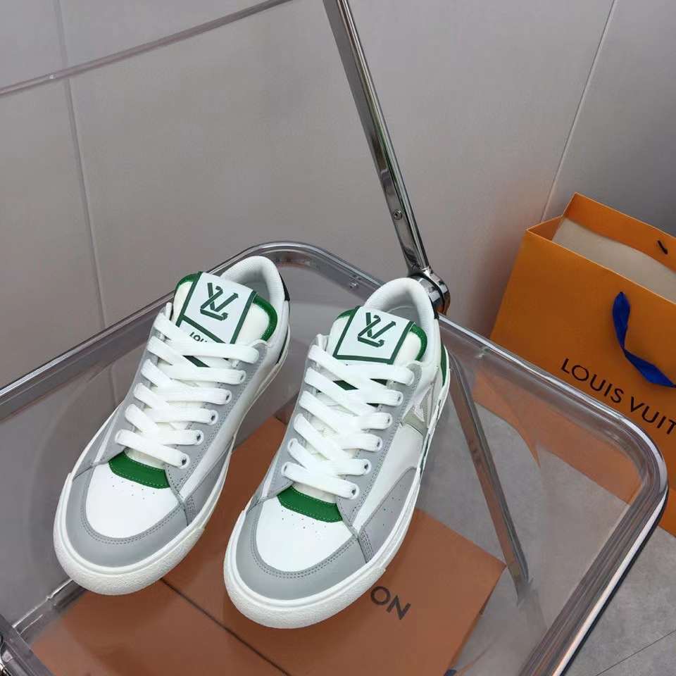 Louis Vuitton Unisex LV Charlie Sneaker Green Mix Recycled Bio-Based Sustainable Materials
